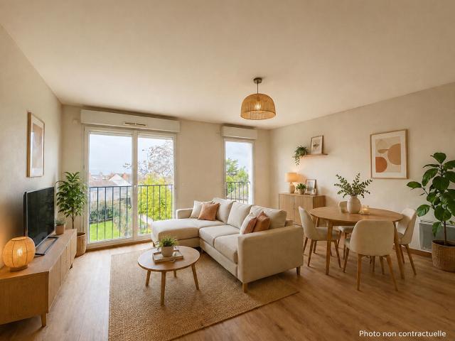 Appartement 3 pièces 61 m²