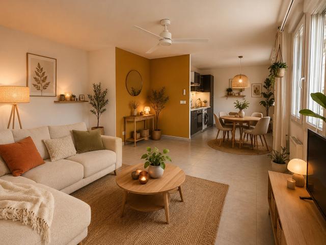 Appartement 3 pièces 61 m²