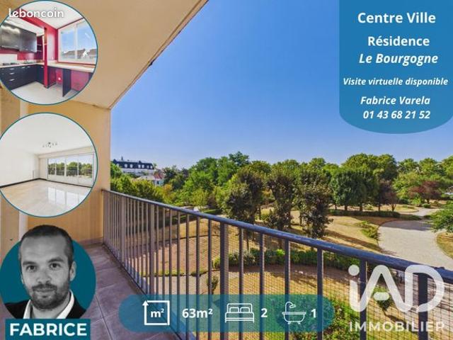 Appartement 3 pièces 62 m²