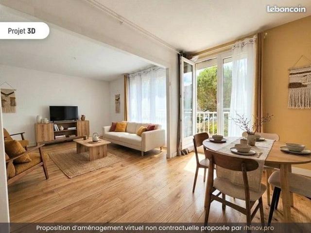 Appartement 3 pièces 62 m²