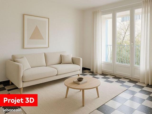 Appartement 3 pièces 62 m²