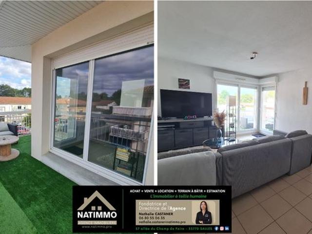 Appartement 3 pièces 62 m²