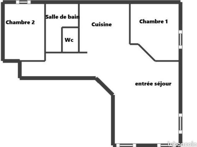 Appartement 3 pièces 67 m²