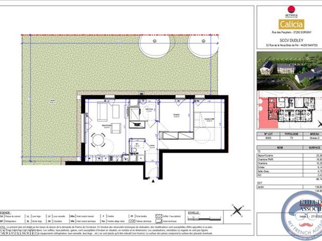 Appartement 3 pièces 67 m²