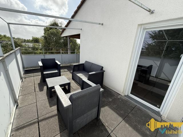 Appartement 3 pièces 67m2, Terrasse 40m2, 2 Parkings couverts, Cave 3,20m2