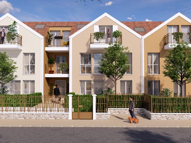 Appartement 3 Pieces 64 m2 le plessis belleville