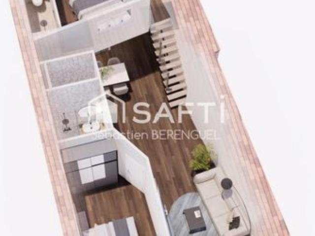 Appartement 3 pièces 64 m²
