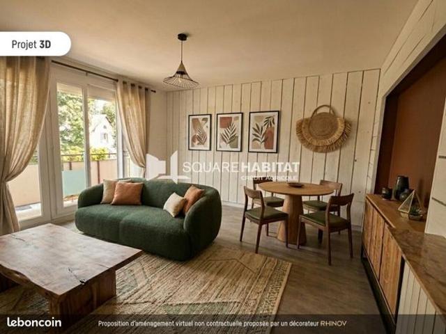 Appartement 3 pièces 64 m²