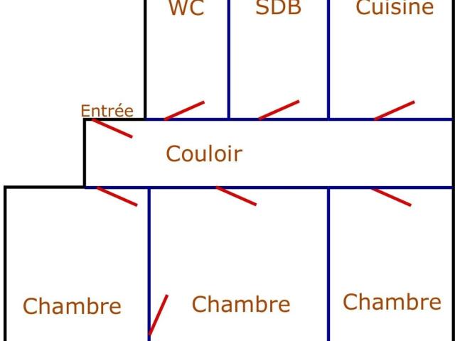 Appartement 3 pièces, 65 m² à louer à Mulhouse 68100