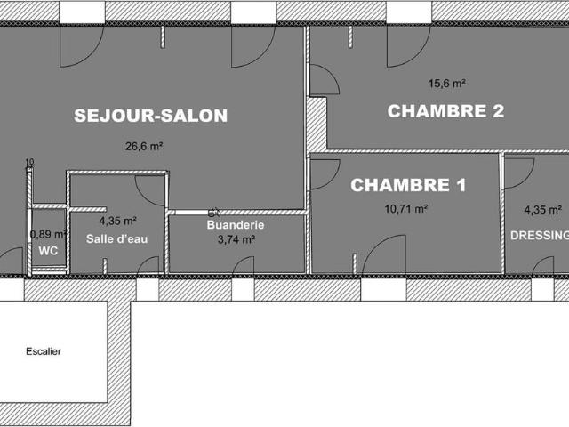 Appartement 3 pièces, 65 m² à louer à Orléans 45000