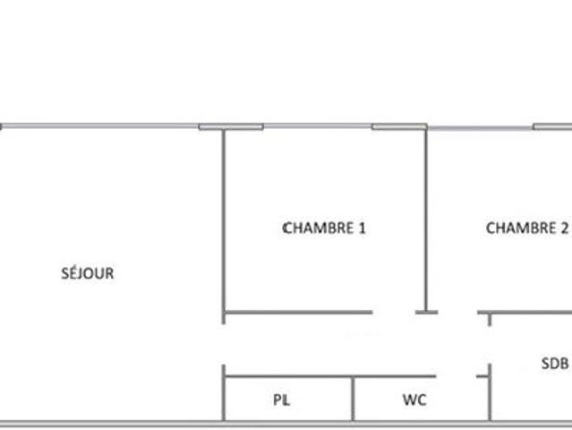 Appartement 3 pièces 65 m²