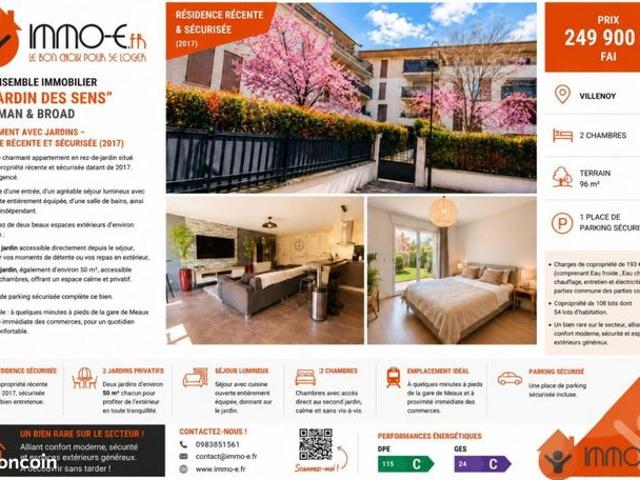 Appartement 3 pièces 65 m²