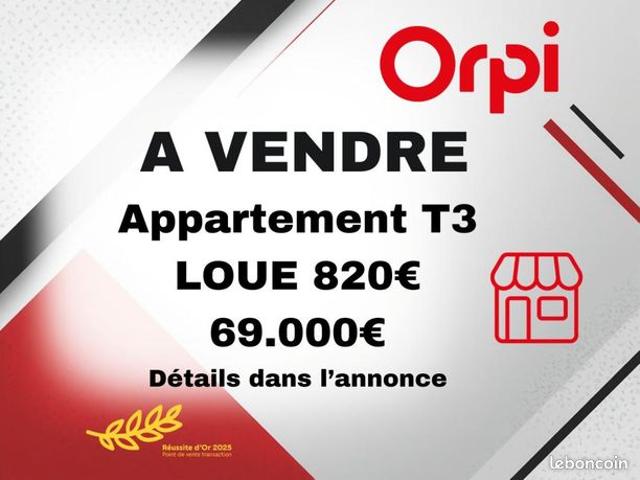 Appartement 3 pièces 65 m²