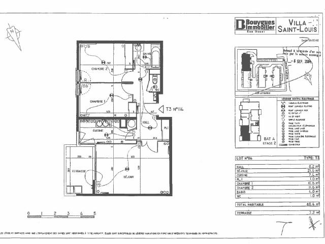 Appartement 3 pièces 65 m²
