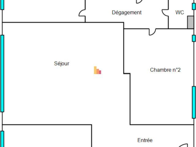 Appartement 3 pièces 66 m²