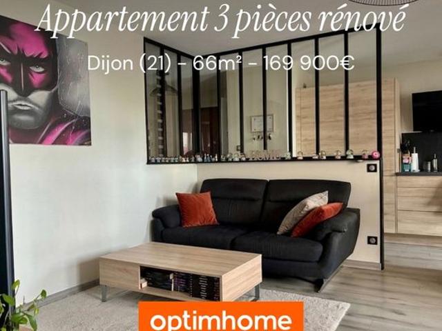 Appartement 3 pièces 66 m²