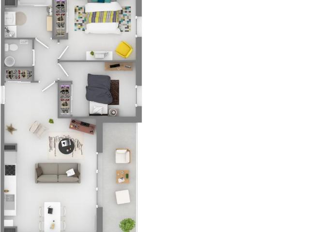 Appartement 3 pièces 66 m²