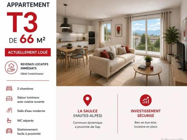 Appartement 3 pièces 66 m²