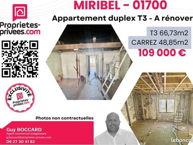 Appartement 3 pièces 66 m²