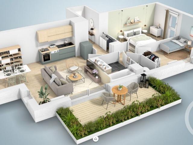 Appartement 3 pièces 68 m²
