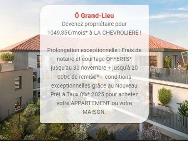 Appartement 3 pièces 68 m²
