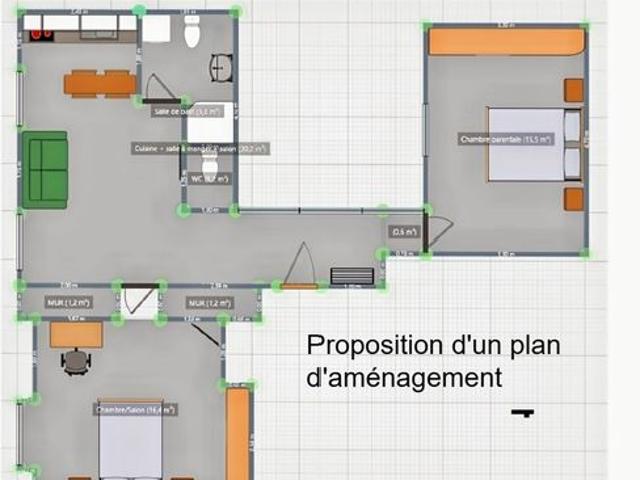 Appartement 3 pièces 68 m²