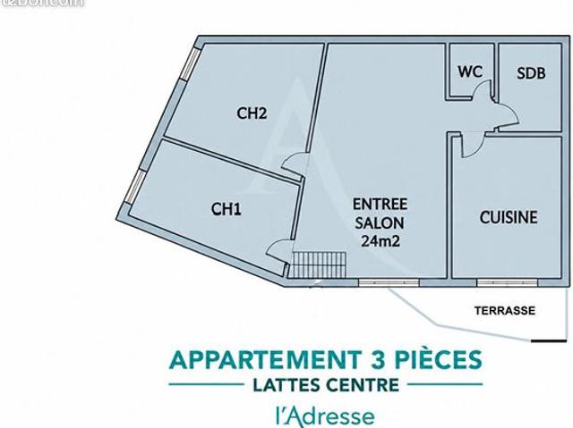 Appartement 3 pièces 68 m²