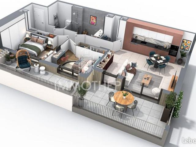 Appartement 3 pièces 68 m²