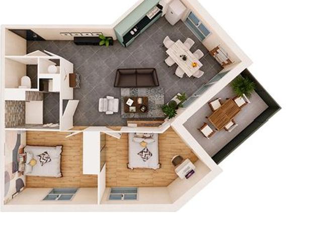 Appartement 3 pièces 69 m²