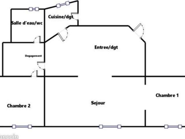Appartement 3 pièces 73 m²