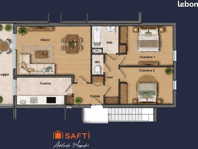 Appartement 3 pièces 70 m²