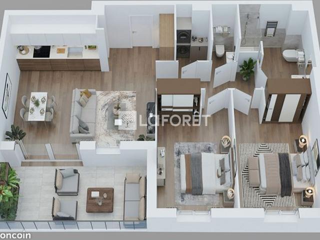 Appartement 3 pièces 70 m²