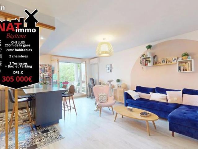 Appartement 3 pièces 70 m²