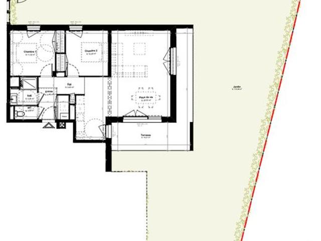 Appartement 3 pièces 70 m²