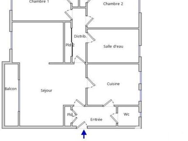 Appartement 3 pièces 71 m²