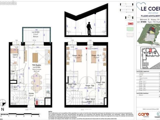 Appartement 3 pièces 71 m²