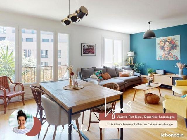 Appartement 3 pièces 77 m²