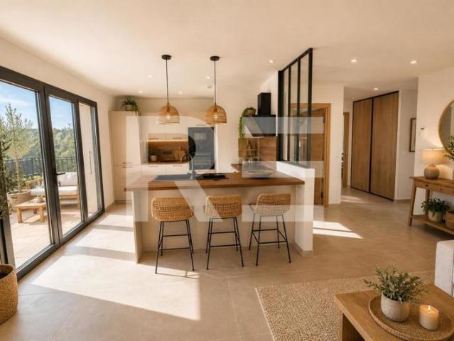 Appartement 3 pièces – 74 m² – Velleron – Terrasse et garage
