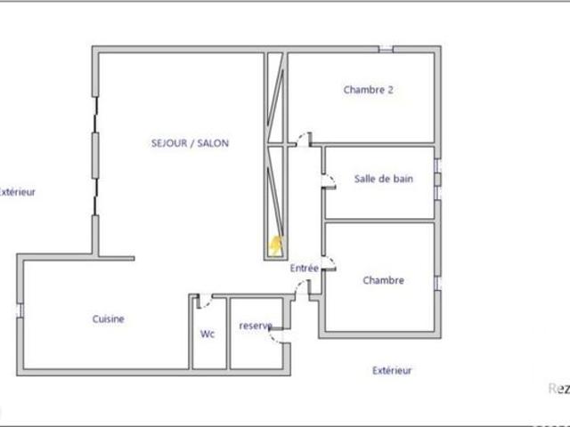 Appartement 3 pièces 74 m²