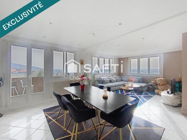 OPPORTUNITÉ RARE Appartement 3 pièces avec ascenseur – 74m² – Vue panoramique sur Nancy – Saint Max