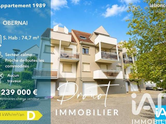 Appartement 3 pièces 75 m²