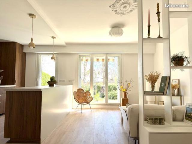 Appartement 3 pièces 75m² avec jardin privatif – Hyper centre