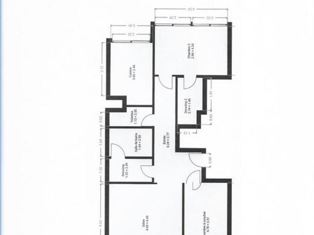 Appartement 3 pièces, 76 m² à louer à Paris 10 75010