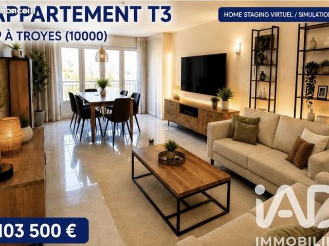 Appartement 3 pièces 76 m²