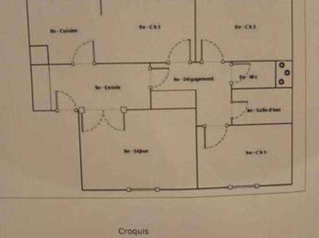 Appartement 3 pièces 76 m²
