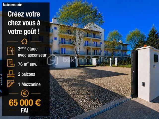 Appartement 3 pièces 76 m²