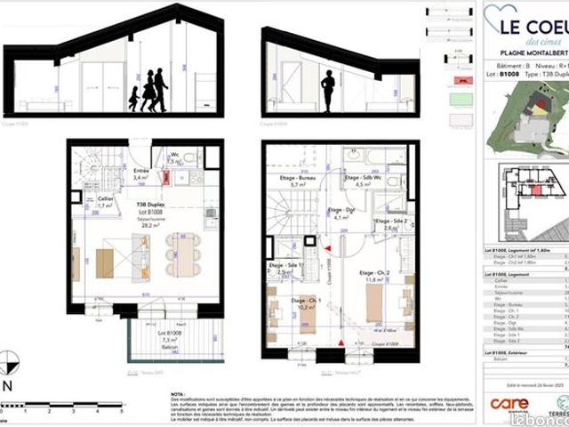 Appartement 3 pièces 78 m²