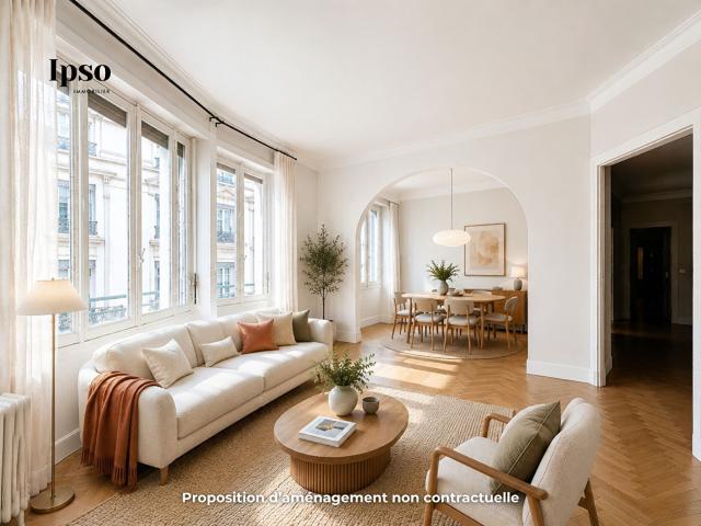 Appartement 3 pièces 87 m² Lyon 3 Préfecture Immeuble Ar. 87m² Lyon 3ème