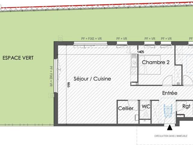 Appartement 3 pièces 88 m²