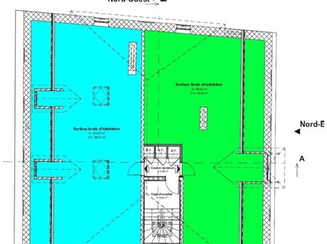 Appartement 3 pièces 103 m²
